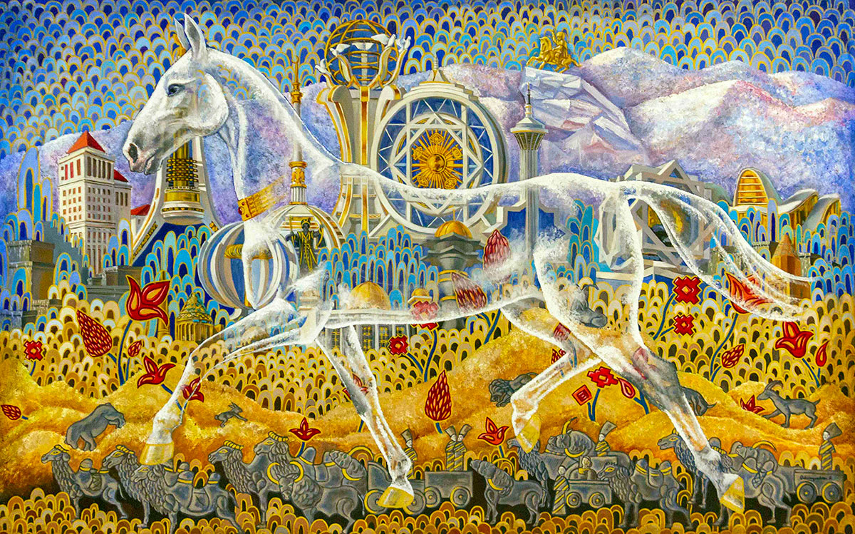 Главный герой выставки – ахалтекинский конь